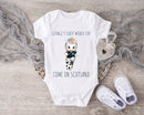 Personalized First World Cup Scotland Baby Grow – Custom Name Scotland Football Baby Bodysuit – Come On Scotland Unicorn Design – Cute Scotland Supporter Baby Romper – Newborn Football Fan Gift