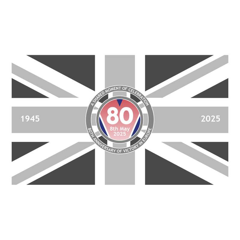 VE Day 80th Anniversary Flag Design 5 (3 Sizes) - Special Edition