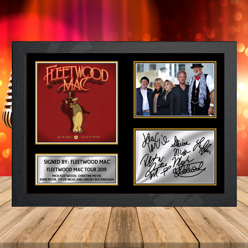 Fleetwood Mac Tour 2019 2 – Printed Signature Music-Landscape Star Print – Fleetwood Mac Tour 2019 2
