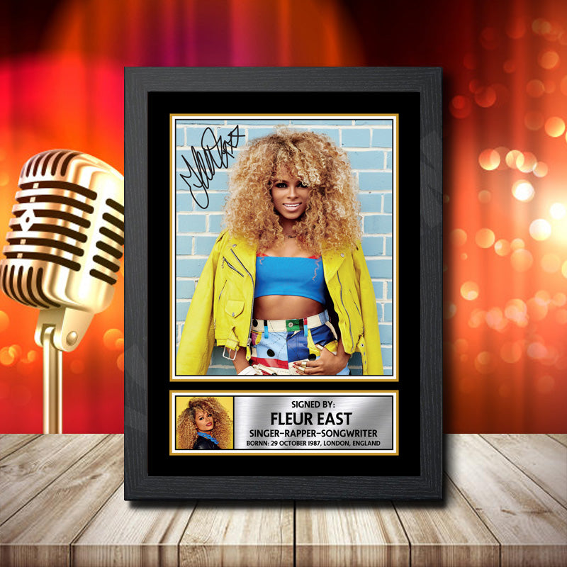 Fleur East 1 – Printed Signature Music Star Print – Fleur East 1