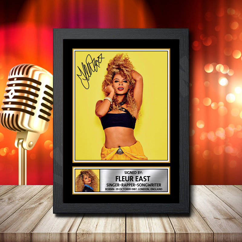Fleur East 2 – Printed Signature Music Star Print – Fleur East 2