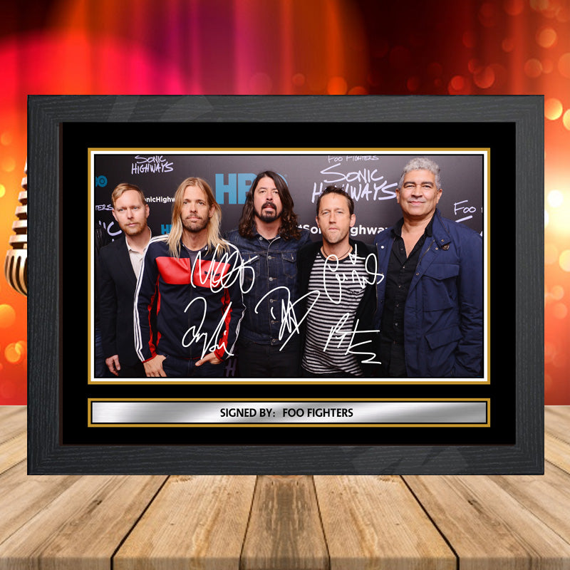Foo Fighters 3 – Printed Signature Music-Landscape Star Print – Foo Fighters 3