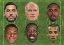 France Football Legends Face Mask Multipack – 6 France Football Star Inspired Party Masks – Funny Fancy Dress Accessories for Football Parties, Match Days, Tournaments, Birthdays & Photo Booth Props