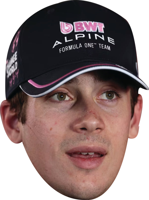 Franco Colapinto Cap Face Mask – F1 Motorsport Celebrity Card Face Mask – Celebrity Mask for Stag Do, Hen Night, Fancy Dress & Costume Parties