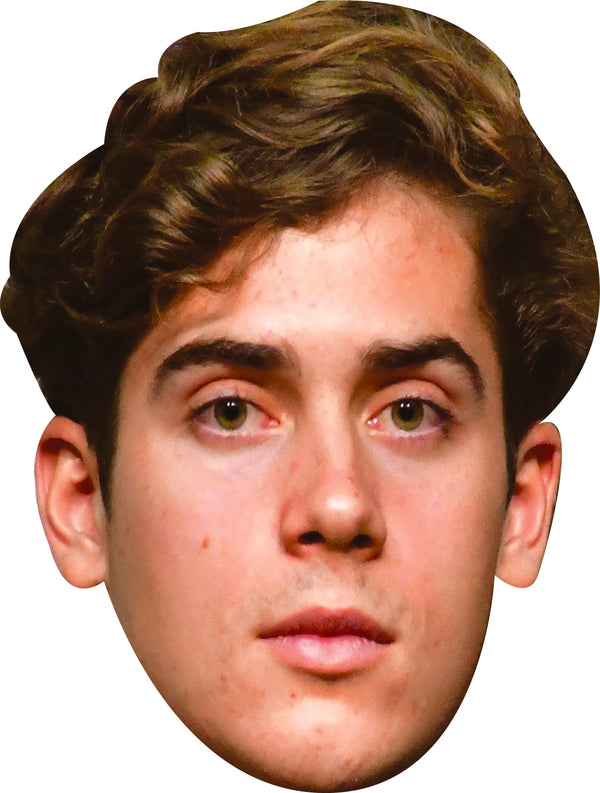 Franco Colapinto Face Mask – F1 Motorsport Celebrity Card Face Mask – Celebrity Mask for Stag Do, Hen Night, Fancy Dress & Costume Parties