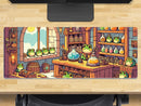 Extra Large Gaming Mouse Mat (800mm x 300mm) - Frog Wizard