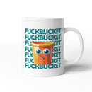 Rude Swear Word Printed Mug Design - F*CKBUCKET (3 Colours)