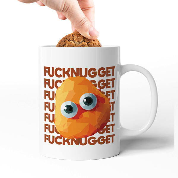 Rude Swear Word Printed Mug Design - F*CKNUGGET (3 Colours)
