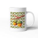 Rude Swear Word Printed Mug Design - F*CKSTICK (3 Colours)