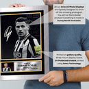 Fabian Schär Signed Autograph Poster Print – Newcastle United Football Memorabilia