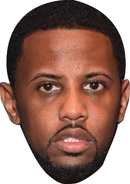 Fabolous - John David Jackson Celebrity Face Mask Fancy Dress Cardboard Costume Mask
