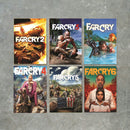 Far Cry Poster Set of 6 – Far Cry, Far Cry 2, Far Cry 3, Far Cry 4, Far Cry 5 & Far Cry 6 Inspired Gaming Wall Art Prints – Gamer Room Decor