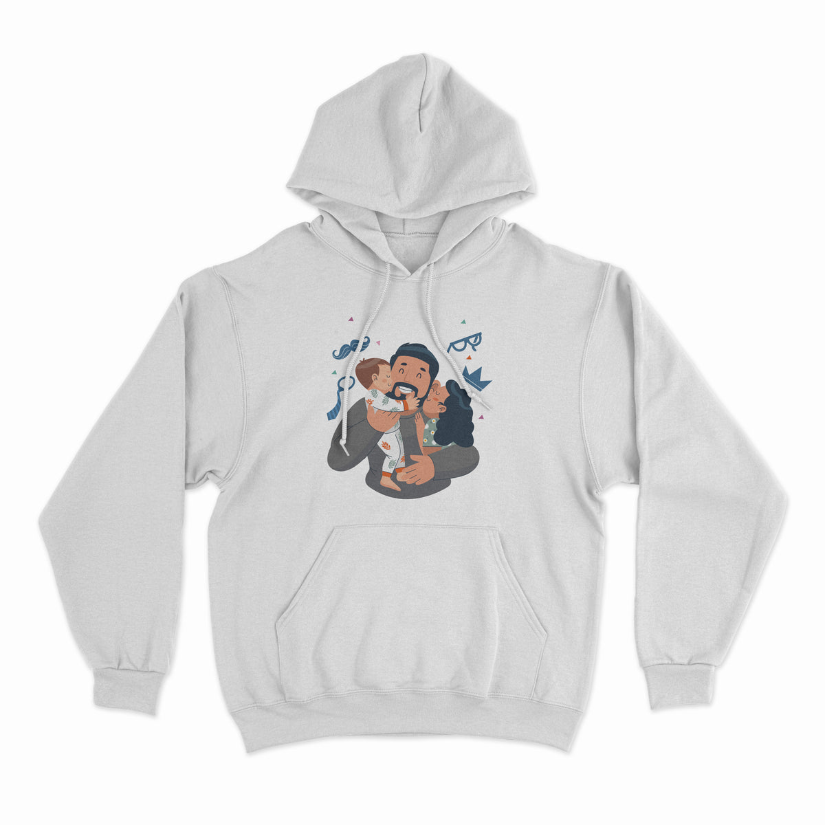 Father's Day Hoodie 43- Holiday Gift Hoody – White Hoodie