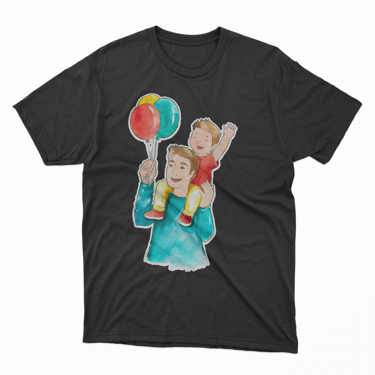 Father's Day T-Shirt 20- Holiday Gift Tee – Black Tee