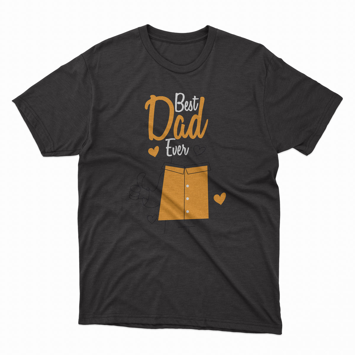 Father's Day T-Shirt 34 - Holiday Gift Tee – Black Tee