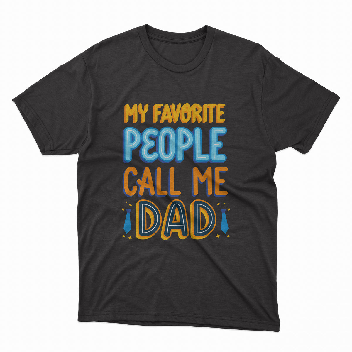 Father's Day T-Shirt 46 - Holiday Gift Tee – Black Tee