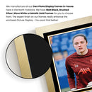 Faye Kirby Poster Print – Liverpool FC Women’s Goalkeeper Tribute Wall Art with Signature & Personal Bio – England Football Memorabilia for Fans & Collectors