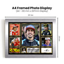 Fernando Alonso F1 Driver Limited Edition Signed Gift Poster Print Artwork Display