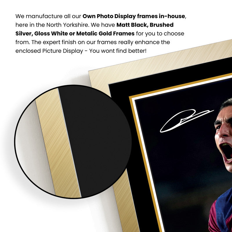 Ferran Torres Signed Autograph Poster Print – FC Barcelona Football Memorabilia