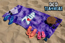 Fiorentina Retro Football Lightweight Beach Gym Towel