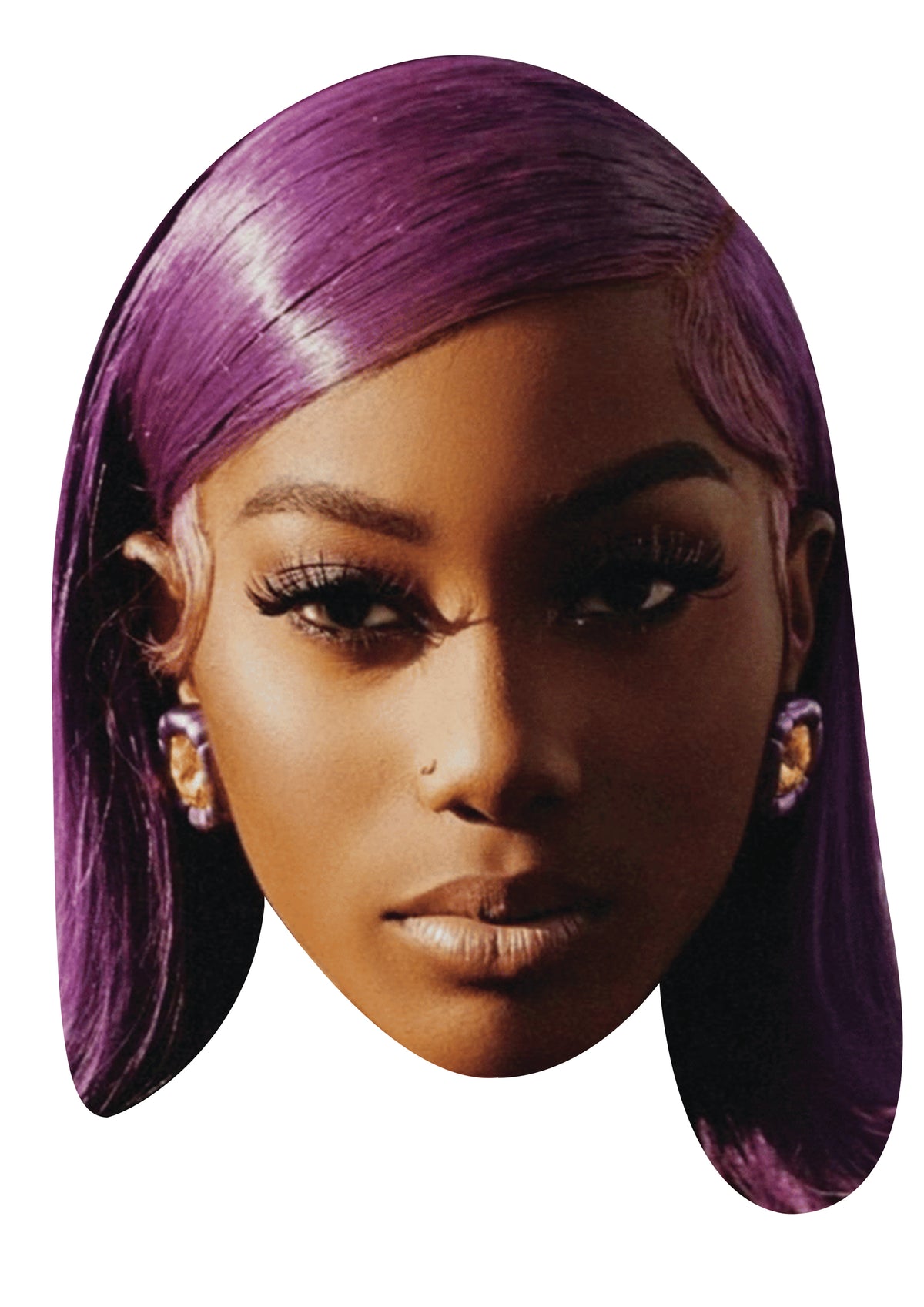 Flo Milli Face Mask – Fancy Dress Cardboard Costume Mask – Flo Milli Face Mask