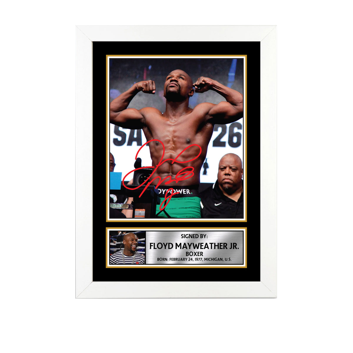 Floyd Mayweather M696 Boxing Printed Signature Poster Print Gift