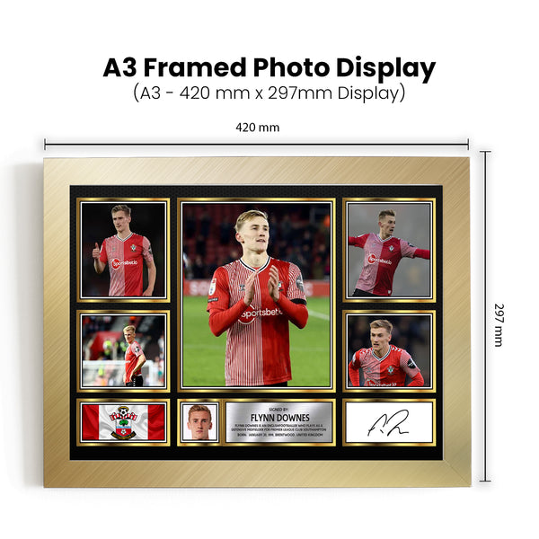 Flynn Downes Printed Signature Football Poster Print