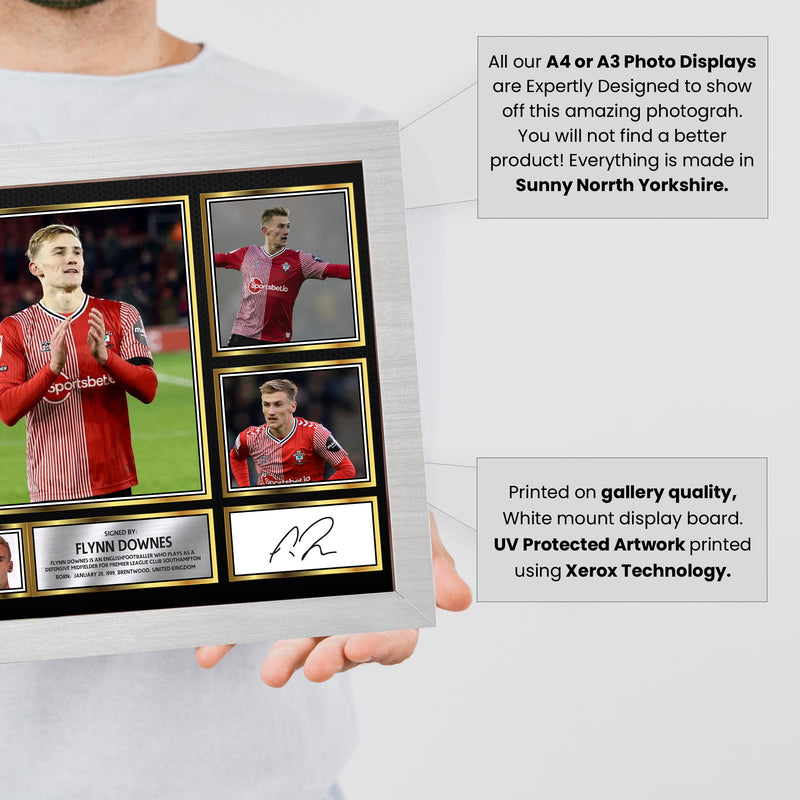 Flynn Downes Limited Edition Signed Football Poster Print