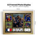 France Ladies Football Teams Framed Autographed Print - Limited Edition Autograph Fan Gift – Collectible Memorabilia Merchandise