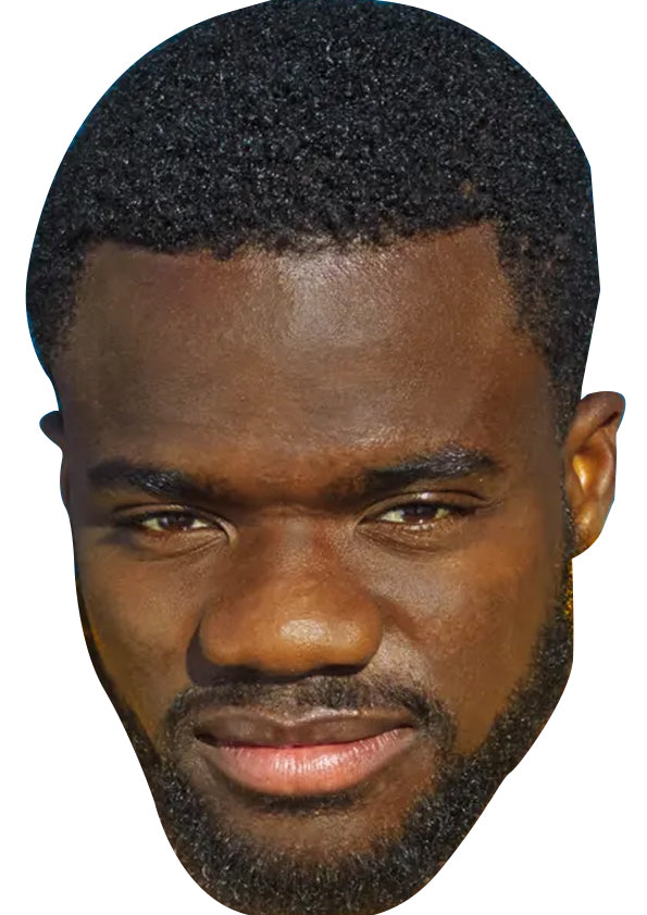 Frances Tiafoe Face Mask – Fancy Dress Cardboard Costume Mask – Frances Tiafoe Face Mask