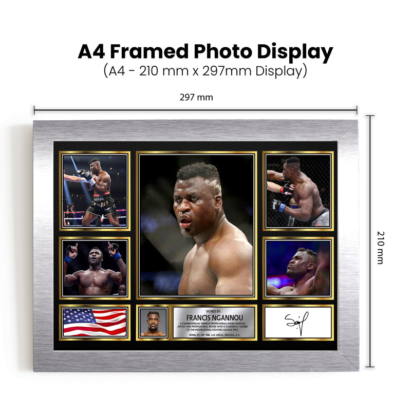 Francis Ngannou - Signed Autographed Ufc Star Print