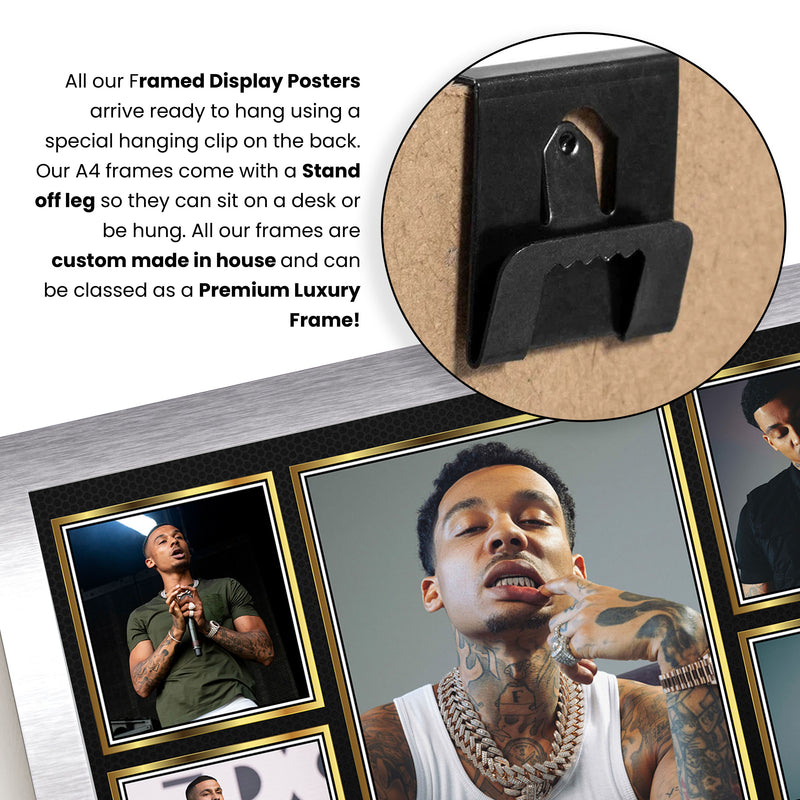 Rappers Fredo Framed Autographed Print - Limited Edition Autograph Fan Gift – Collectible Memorabilia Merchandise