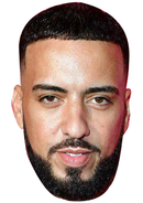 French Montana Celebrity Face Mask Fancy Dress Cardboard Costume Mask