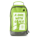 Football Boot Bags for Kids – Girl with Goals - Durable Personalized Sports Bag with Custom Logo