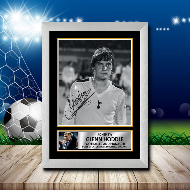 Glenn Hoddle Printed Signature Footballers Star Poster Print Framed Wall Art Gift – Glenn Hoddle Printed Signature Footballers Star Poster Print