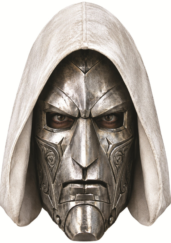 God Emperor Doom Mask – Doctor Doom Inspired Face Mask with Hood, Marvel Supervillain Costume Accessory – Halloween, Funny Mask for Stag Do, Hen Night, Horror Fancy Dress Costume Accessory for Cosplay, Parties and Haunted House Events