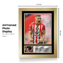 Granit Xhaka Printed Autograph Poster – Sunderland & Switzerland Football Star Wall Art – Soccer Player Memorabilia Poster Print
