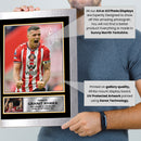 Granit Xhaka Printed Autograph Poster – Sunderland & Switzerland Football Star Wall Art – Soccer Player Memorabilia Poster Print