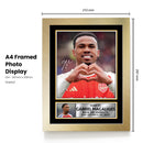 Gabriel Magalhães Signed Autographed Portrait Poster Print – Arsenal F.C. & Brazil National Team – Authentic Football Memorabilia