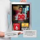 Gabriel Magalhães Signed Football Memorabilia – Framed Autograph Display with Arsenal & Brazil Tribute – Collector’s Gift