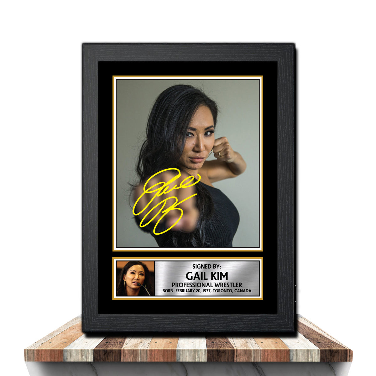 Gail Kim M1006 Wrestling Printed Signature Poster Print Gift