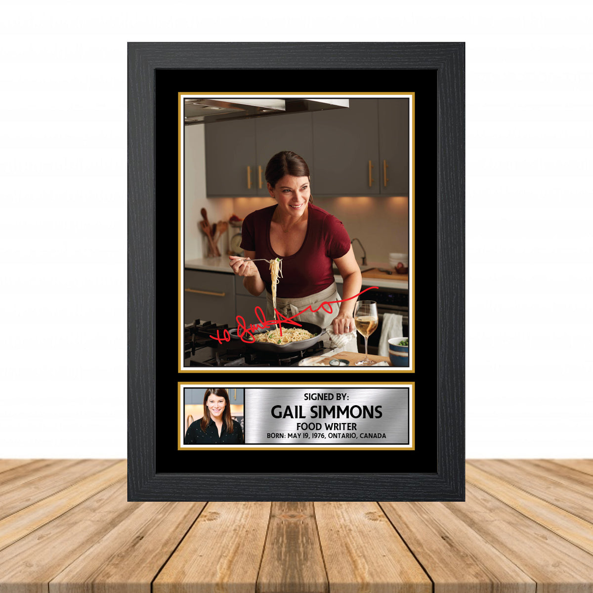 Gail Simmons M843 Television Printed Signature Poster Print Gift