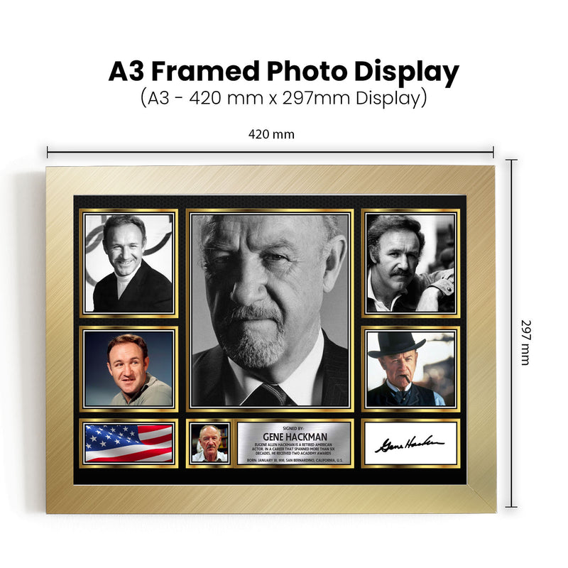 Gene Hackman - Signed Autographed Television Star Print