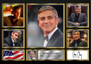 George Clooney - Signed Autographed Television Star Print