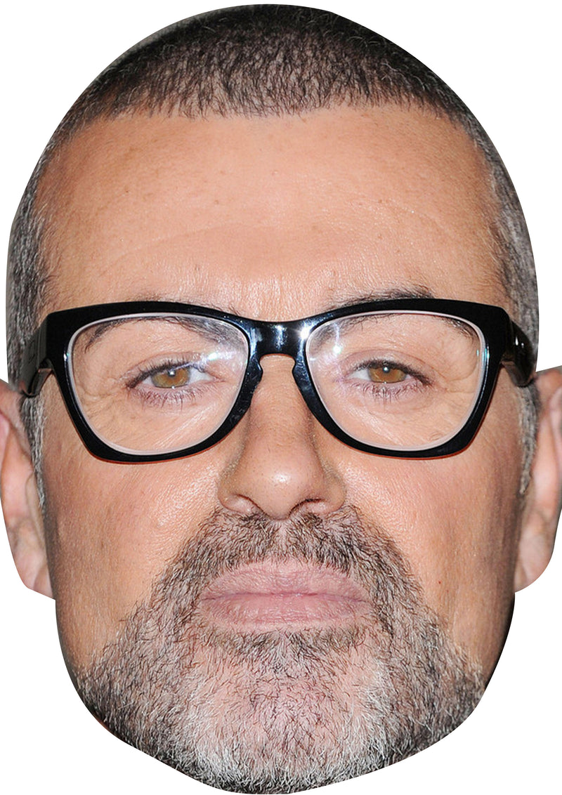 George Michael 2018 Celebrity Face Mask Fancy Dress Cardboard Costume Mask