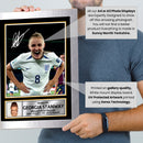 Georgia Stanway Autograph Poster Print – England Lionesses & Bayern Munich Midfielder  – Framed or Unframed – Gift for Women’s Football Fans