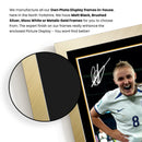 Georgia Stanway Autograph Poster Print – England Lionesses & Bayern Munich Midfielder  – Framed or Unframed – Gift for Women’s Football Fans