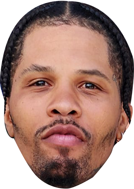 Gervonta Davis Celebrity Face Mask Fancy Dress - High-Quality Cardboard Masks for Any Occasion