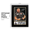 Gerwyn Price Darts Poster Print – Welsh Professional Darts Player Wall Art Featuring The Iceman Signature Style Design – Darts Memorabilia Gift for Fans and Collectors
