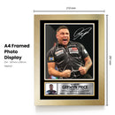 Gerwyn Price Darts Poster Print – Welsh Professional Darts Player Wall Art Featuring The Iceman Signature Style Design – Darts Memorabilia Gift for Fans and Collectors